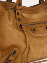 Balenciaga Camel Suede Le City Medium Bag