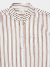 Saint Laurent Cassandre Striped Cotton Poplin Shirt