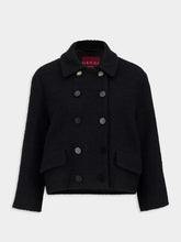 Gucci Black Cropped Wool Bouclé Jacket
