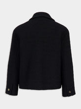 Gucci Black Cropped Wool Bouclé Jacket