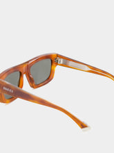 Gucci Brown Tortoiseshell Rectangular Frame Sunglasses