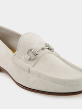 Gucci Light Grey Suede Horsebit 1953 Loafer