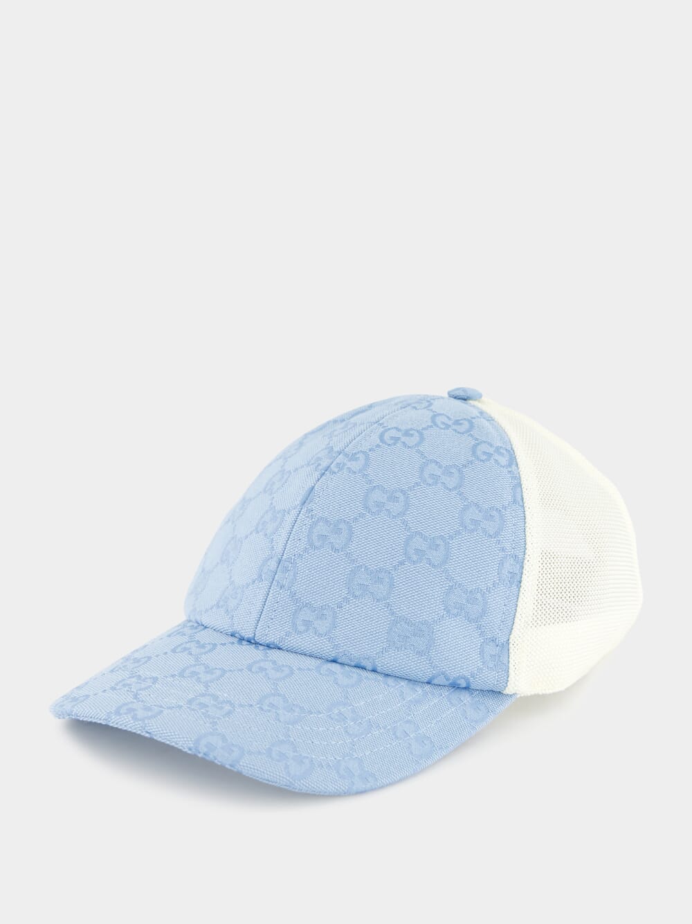 Gucci Light Blue Original GG Canvas Baseball Hat | Fashion 
