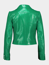Courrèges Green Reedition Vinyl Jacket