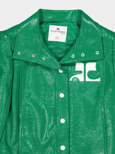 Courrèges Green Reedition Vinyl Jacket