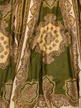Zimmermann Olive Paisley Silk Tunic Midi Dress