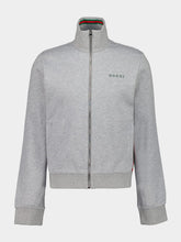 Gucci Grey Mélange Cotton Zip Jacket