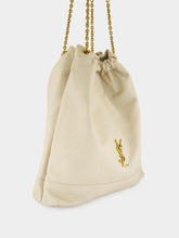 Saint Laurent Blanc Vintage Jamie Large Lambskin Pochon Bag