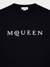 Alexander McQueen Black Logo Cotton T-Shirt