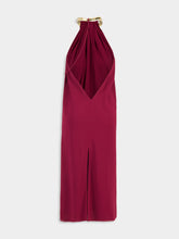 Gucci Rosso Ancora Silk Crêpe Midi Dress