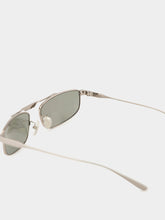 Balenciaga Tag 3.0 Rectangle Sunglasses in Light Grey