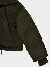 Gucci Forest Green Cropped Bomber Jacket