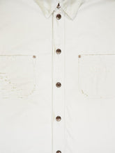 Dirty White Washed Ripstop Workwear Overshirt | PDP - Fashion Clinic