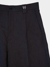 Balenciaga Black Cotton Large-Fit Trousers