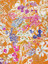 Gucci Orange and Light Purple Printed Silk Twill Carré