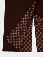 Gucci Brown Long GG Double Wool Gilet