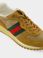 Gucci Camel Re-Motion GG Canvas Trainers