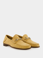 Gucci Beige Suede Gigi Loafer with Horsebit