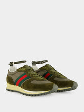 Gucci Dark Green GG Nylon Re-Motion Trainers