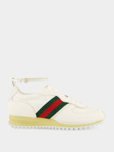 Gucci White GG Nylon Re-Motion Trainers