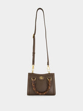 Gucci Dark Taupe Leather Diana Small Tote Bag