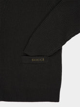 Gucci Forest Green Wool Knit Buttoned Cardigan