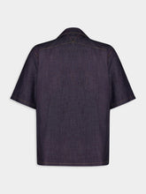 Bottega Veneta Rinsed Indigo Straight Denim Shirt