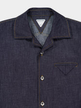 Bottega Veneta Rinsed Indigo Straight Denim Shirt