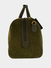 Gucci Dark Green Suede Savoy Duffle Bag