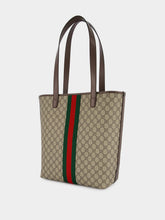 Gucci Beige and Ebony GG Supreme Tote Bag