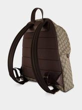 Gucci Beige GG Monogram Twill Backpack