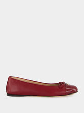 Gucci Rosso Ancora Red Leather Ballet Flat