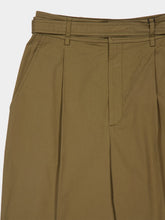 Saint Laurent Taupe Straight-Fit Cotton Trousers