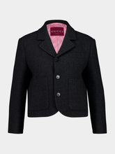Gucci Dark Grey Heavy Wool Flannel Jacket