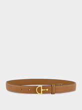 Gucci Brown Leather Belt with Half-Horsebit