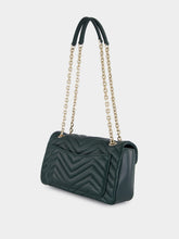 Gucci Green GG Marmont Leather Shoulder Bag