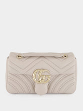 Gucci Light Grey GG Marmont Small Shoulder Bag