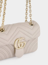 Gucci Light Grey GG Marmont Small Shoulder Bag