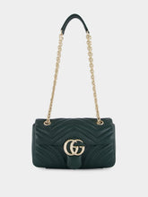 Gucci Green GG Marmont Small Shoulder Bag