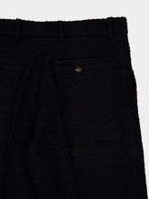 Gucci Black Wool Bouclé Culotte Trousers