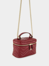 Gucci GG Marmont Mini Vanity Bag in Rosso Ancora Red