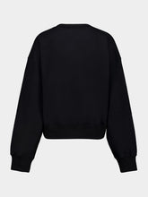 Gucci Black Cotton Sweatshirt with Horsebit