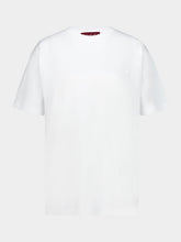 Gucci White Cotton T-Shirt with Horsebit Beads