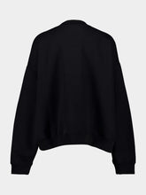 Gucci Black Brushed Cotton Jersey Sweatshirt