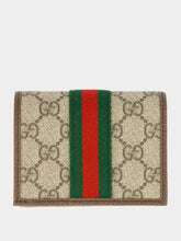 Gucci Beige and Dark Brown Ophidia GG Supreme Small Wallet
