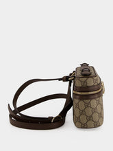 Gucci Beige and Brown Ophidia Small Vanity Bag