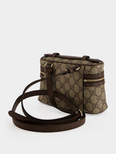 Gucci Beige and Brown Ophidia Small Vanity Bag