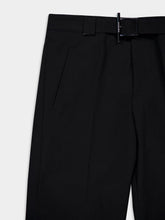 Alexander McQueen T-Bar Belt Trousers in Black