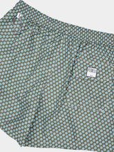Fedeli Olive Green Stars Madeira Swim Trunks