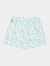 Fedeli Medium Sea Green Print Madeira Swim Trunks